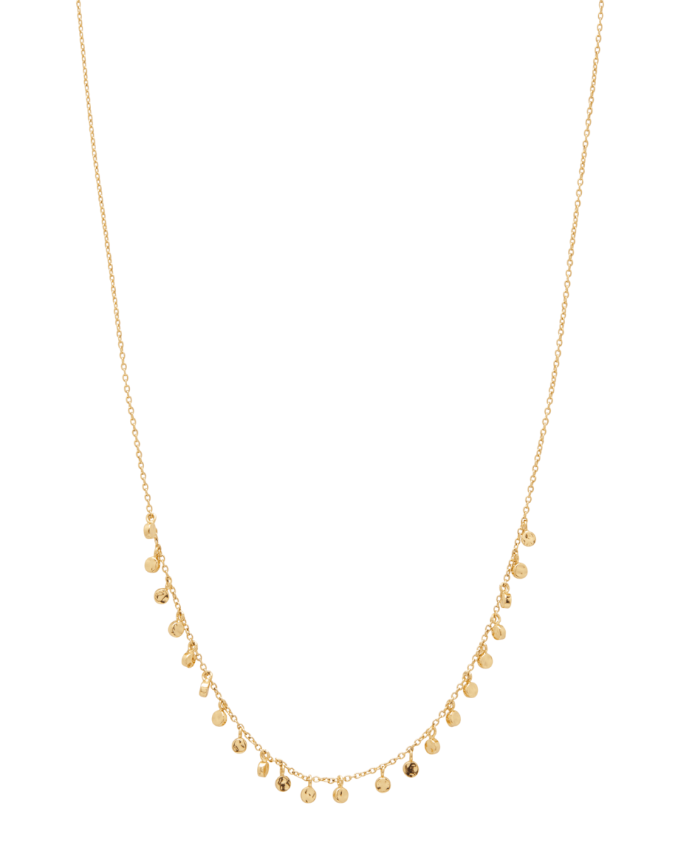 Chloe Mini Dangling Disc Necklace